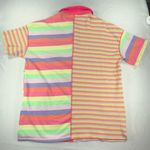 Fantastic Fawn Multi Stripe Patchwork Loose Fit T-Shirt Dress Bright Colors Lg Photo 7