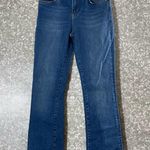 Free People  Medium Wash Raw Ankles Straight Leg Jeans - Size 27 - Mid Rise Waist Photo 1