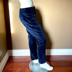 Alice + Olivia  Blue Velvet Dress Pants Photo 2