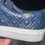Tory Burch  NAVY BLUE MARION QUILTED LACE UP SNEAKERS SIZE  6 Photo 6
