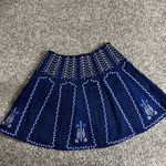 Alya knit embroidered skirt size small Photo 1