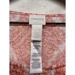 Chico's  Poncho Kimono Top Size L/XL Colorful Boho Artsy‎ Tassel Cover Up Photo 2