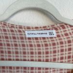 Faithfull the Brand Revolve Maple Pink Plaid Cut Out Midi Dress Photo 10