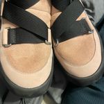 UGG  Women’s Boom Buckle Pink and Black Ankle Boots Sheepskin size 5 Photo 7