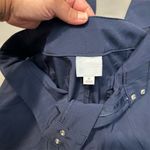 Dress Barn  Women's Cropped Pants Size‎ 10 Navy Blue Drawstring Photo 1