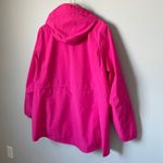 Lands' End  Hooded Lightweight Rain Jacket Bright Vibrant Pink Size Women's XL Photo 3