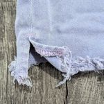 Zenana Outfitters Lavender Garment Dyed Frayed Denim Shorts M | Cottagecore Pastel Casual Photo 2