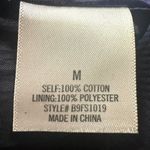 Harper Heritage  Navy Blue Corduroy Lined Mini Skirt Floral Embroidery Womens M Photo 4