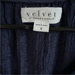 Like New Velvet Graham & Spencer Sequin Top Dark Navy Size Small Photo 5