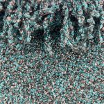 Michelle Nicole S shag trimmed slouchy long large button cardigan pockets Blue Photo 4