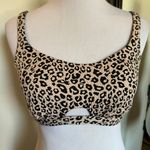 Time & Tru Large Leopard Bikini Top Photo 0