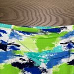 IBKUL Matilda Watercolor Golf Skirt Skort Turquoise Blue Green Size Large Photo 8