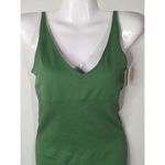 PINK - Victoria's Secret Active Green V-Neck Open Back Yoga Romper Size XS NWT Photo 1