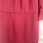 J.Crew  Burgundy Bell Sleeve Sheath Dress Size 6 Lined Stretch Work Cocktail Photo 7