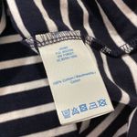 Boden Striped Reindeer Tee Size 4 Blue Photo 5