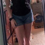 American Eagle Distressed black  t-shirt Photo 0