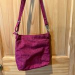 Travelon Anti-Theft Classic Mini Shoulder Bag in the Berry Tulip color Photo 2