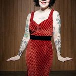 Sourpuss Ladybug Polka Dot Wiggle Dress Size XXXL Red Photo 2