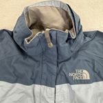 The North Face HyVent Women's Blue Gray Rain Jacket Coat Medium M Photo 4
