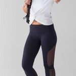 Lululemon  Crescent Pima Cotton White Tee Sz 2 / 4 Photo 6