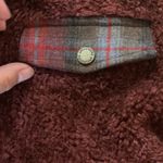 Pendleton womens medium red burgundy zip up jacket schaket warm cozy fall plaid Photo 6