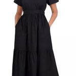French Connection French Connection Women's Bubble Sleeve Poplin Maxi Dress Black XXL Photo 0