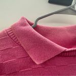 Vintage Wek The World Vail Pink Textured Long Sleeve Pullover Sweater Sz L Size L Photo 10