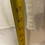 Good American Good Legs Straight White Jeans Raw Hem Ankle size 18 Plus Photo 7