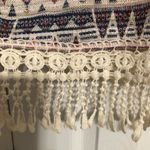 Xhilaration Boho Aztec western print shirt tassel detail  women’s size medium Photo 4