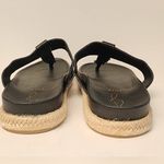 Joie  Women's Nacho Espadrille Women’s Black Sandals Slides Size 9 Photo 2