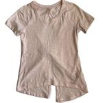 CALIA by Carrie Underwood Women’s Pink Short Sleeve Twist Keyhole Back Top XS Photo 0
