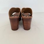 BOC Gina SlipOn Leather Crisscross Platform Sandals Sz 9 Chunky Brown Granny New Photo 6