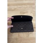 Coach  Black Tri-Fold Wallet Classic Print - Size M Photo 4