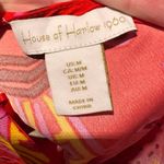 House Of Harlow‎ 1960 Smocked Retro Cutout BeadTassel Banana Print Midi Dress M Red Size M Photo 6