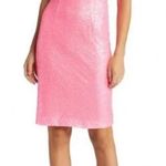 Black Halo - Omari Sequined Cocktail Sheath Dress Hot Pink Prom Dance Club Photo 0