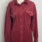 Forever 21  corduroy snap up shirt.  Snaps are distressed, see picture.  Size M Photo 0