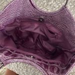 GIANNINI‎ Lavender colored clutch bag w metal handles. Purple Photo 1