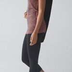 Lululemon Lulu Cool Racerback Bubbles Sunny Coral Deep Coal Sleeveless Stretchy Tank Top 4 Photo 3