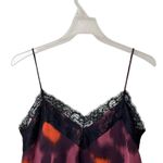 ZARA Y2K Lace Trim Slip Dress Small Spaghetti Strap Animal Print Cami Lined Photo 10