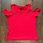 Hot Kiss fire engine red, shoulder bearing t-shirt, size XL Photo 0