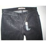 J Brand New Jeans Skinny Womens Leggings Black Matte Boa Snake 25 Coated USA Photo 2