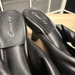 Circus NY by Sam Edelman Chic Black Square Toe Chunky Heeled Slade Sandals Size 7.5 Photo 9