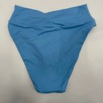 Becca Bikini Bottoms Size Small High Waisted French Cut Sky Blue NWT Classic Photo 1