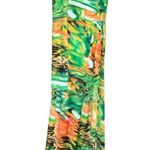 Abaya Addict Green and Orange Patterned Dress Size M Photo 4