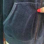 Juicy Couture  Deep Blue Velour Hoodie Photo 4