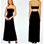 Susana Monaco Strapless Cut Out Back Maxi Dress Snapdragon L Photo 9