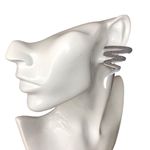 TAXCO Sterling Silver Zig Zag Clip On Earrings *Coordinates w/ Tiffany Necklace Photo 0