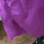 Xirena Blayke cotton poplin shirt dress in purple wine size XS Photo 11