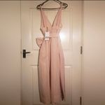 ZARA VOLUMINOUS MIDI DRESS WITH BOW BELT PINK Photo 10