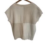 Moon & Maddison MOON & MADISON Tan & Cream Colorblock Waffle Knit Pullover Sweater Vest Sz L NEW Photo 1